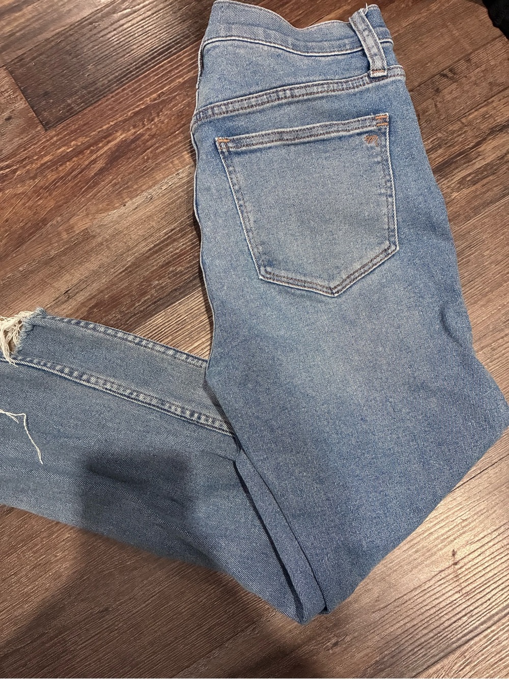 Madewell Light Wash Straight Leg Jeans
